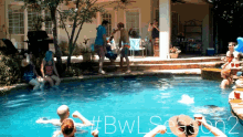 Board With Life Thrown In Pool GIF - Board With Life Thrown In Pool Bullied GIFs