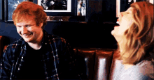 Taylor Swift Ed Sheeran Laugh GIF - Edsheeran GIFs