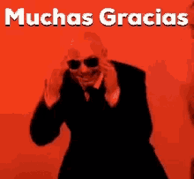 Muchas Gracias Pitbull GIF - Muchas Gracias Pitbull Thank You GIFs