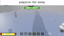 Papyrus Ran Away GIF - Papyrus Ran Away GIFs