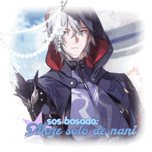 a drawing of a man with the words sos basado maze solo de nani below him