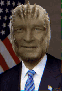 Bush Reptillian Politician GIF - Bush Reptillian Politician Glitch GIFs