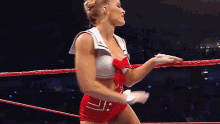 Lacey Evans Wrestling GIF - Lacey Evans Wrestling Get In GIFs