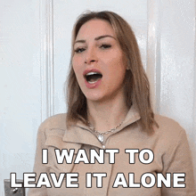 I Want To Leave It Alone Tracy Kiss GIF - I Want To Leave It Alone Tracy Kiss I Want To Ignore It GIFs