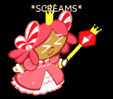 cookie run princess cookie screams screams internally anu