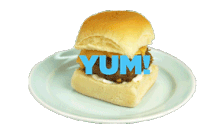 Yum Cheese Burger Sticker - Yum Cheese Burger Slider Stickers