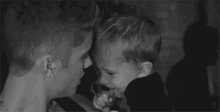 Jaxton Bieber GIF - Justin Beiber Kiss Baby Brother GIFs