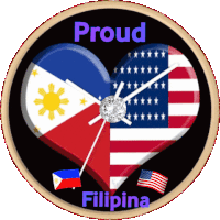 Filipina Pinoy Pride Sticker