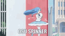 Desu Wa Sylphynford Tachibana Osu Spinner GIF - Desu Wa Sylphynford Tachibana Osu Spinner Anime GIFs