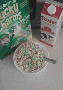 Lucky Charms Cereal GIF - Lucky Charms Cereal Bowl Of Cereal GIFs