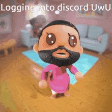 Drake Discord Logging Into Discord GIF