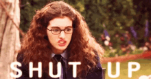 Princess Mia Shut Up GIF - Princess Mia Shut Up Anne Hathaway GIFs