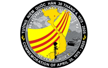 a commemorative emblem for the 30th anniversary of the vietnam war