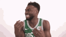 Boston Celtics Jaylen Brown GIF - Boston Celtics Jaylen Brown Laughing GIFs