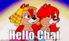 Hello Chat Chip And Dale GIF - Hello Chat Chip And Dale Hello GIFs