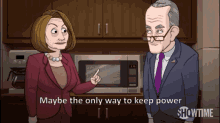 The Only Way To Keep Power Is To Get Out There And Fight GIF - The Only Way To Keep Power Is To Get Out There And Fight Chuck Schumer GIFs