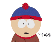 Yes Stan Sticker - Yes Stan South Park Stickers