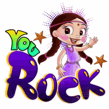 You Rock Chutki GIF - You Rock Chutki Chhota Bheem GIFs