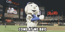 Lets Go Mets Mets Mascot GIF - Lets Go Mets Mets Mascot Come At Me GIFs