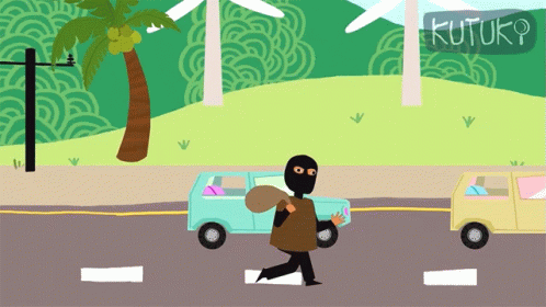 Chasing The Robber Kutuki GIF - Chasing The Robber Kutuki Policemen At Work  - Discover & Share GIFs
