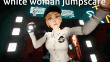 White Woman Jumpscare GIF - White Woman Jumpscare GIFs