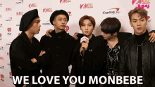 We Love You Monbebe GIF - We Love You Monbebe Monsta X GIFs