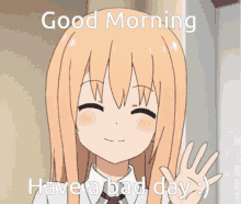 Good Morning Anime GIF - Good Morning Anime Have A Bad Day GIFs