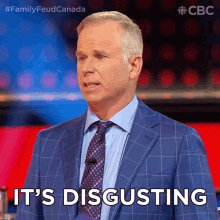 Its Disgusting Gerry Dee GIF - Its Disgusting Gerry Dee Family Feud Canada GIFs