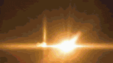 a computer generated image of a bright light coming out of the dark