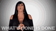 Done GIF - Whats Done Is Done Its Finished Nothing More GIFs