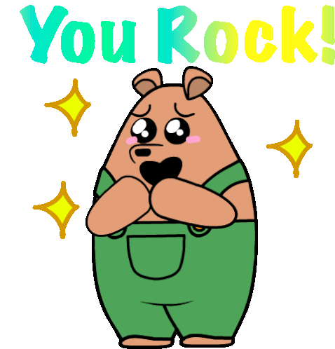 You Rock Sticker - You Rock Are Stickers