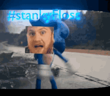 stanky floss dsp stanky dance flossing sonic