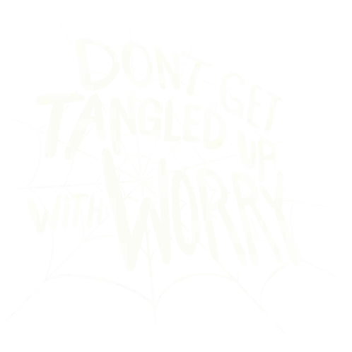 Dont Get Tangled Up In Worry Self Care Sticker - Dont Get Tangled Up In Worry Self Care Mental Break Stickers