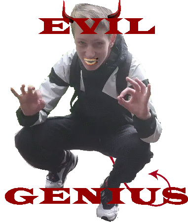Evil Devil Sticker - Evil Devil Genius Stickers