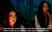 a long time ago i loved someone and i had to do something that i did not wanna do, even though it was my job