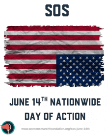 a poster for the june 14th nationwide day of action