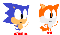 Sonic And Tails Show First Gif Test Sticker - Sonic And Tails Show First Gif Test Stickers