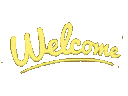 Welcome Gold Sticker - Welcome Gold Stickers