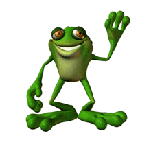 Frog Waving GIF - Frog Waving Hi GIFs