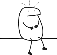 a black and white drawing of a frog giving a rock on sign
