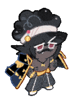 a cartoon character with a mustache is holding a sword