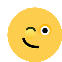 Emoji Wink Sticker - Emoji Wink Emoji Winking Stickers