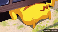 Pikachu Stuck GIF - Pikachu Stuck Butt GIFs