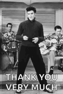 Elvis Presley Dance Move GIF - Elvis Presley Dance Move Thank You Very Much GIFs