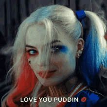 Love You Puddin Harley Quinn GIF