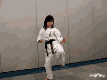 Karate Girl Karate GIF - Karate Girl Karate Karate Kick GIFs