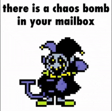There Is A Chaos Bomb In Your Mailbox GIF