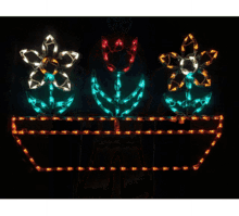 outdoor lighted christmas decorations led
