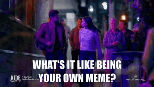 liking your own status gif