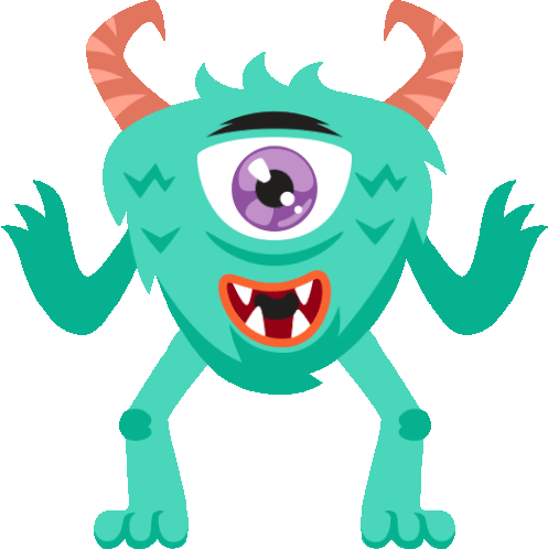 One Eyed Monster Halloween Party Sticker - One Eyed Monster Halloween Party Joypixels Stickers